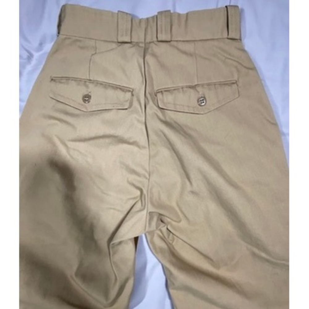 VTG Rattlers Brush Pants Womens Juniors Tan Brown Two Tone High Waist Western - Picture 4 of 14